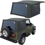 Sierra Offroad TJ 2003-06 Factory Style Soft Top with Tinted Windows in Khaki Diamond. (except Unlimited)
