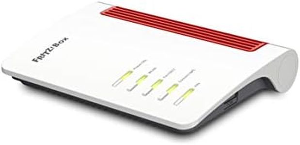 AVM FRITZ!Box 7530 AX WI-FI 6 DSL Router (DSL/VDSL, 1,800 Mbps (5GHz) & 600 Mbps (2.4 GHz), up to 300 Mbps with VDSL Supervectoring 35b, WLAN Mesh, DECT Base, Media Server, Suitable for GermanGerman)