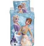 Disney Frozen Anna Elsa Snow Pillow Duvet 135/140 x 200 cm