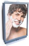 ToiletTree Products Travel Shaving Mirror for Shower Fogless with Squeegee and Travel Bag