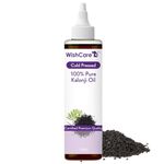 WishCare® Premium Cold Pressed Kalonji - Onion Black Seed Hair Oil | 200 Ml | For Healthy Hair and Skin