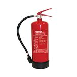 Water Fire Extinguisher - 6Ltr Water Extinguisher Fireshield PRO