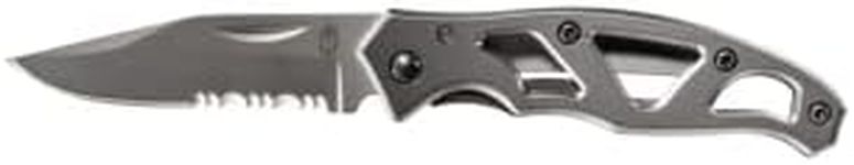 GERBER 22-48484 Paraframe Mini Serrated, Unisex-Adult, Stainless Steel