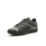 PUMA Men's Attacanto Turf Trainer Sneaker, Puma Black-Silver Mist, 11