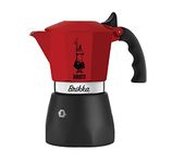 Bialetti Brikka Aluminium Stovetop Coffee Maker 4 Cup (180ml): Italian Made (New Brikka 2020) ; Moka Pot, The only Coffee Maker Capable of producing The Cream of The Espresso (4 Cups-Red-limited edition)