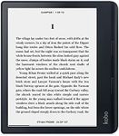 Kobo Sage | eReader | 8” HD Glare Free Touchscreen | Waterproof | Adjustable Brightness and Color Temperature | Blue Light Reduction | Bluetooth | WiFi | 32GB of Storage | Carta E Ink Technology