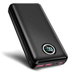 Power Bank, 46800mAh Large Battery Pack, PD22.5W Fast Charging Portable Charger, 5 Charging Ports QC 3.0 Phone Power Pack with LED Display, Battery Pack Charging Bank for iPhone/iPad/Tablet/Laptop