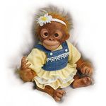 The Ashton - Drake Galleries 'Darling Daisy' So Truly Real® Monkey Doll – Amy Ferreira So Truly Real® reborn monkey doll is crafted of RealTouch® vinyl with hand-applied hair and eyelashes