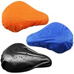 Bike Seat Cover Waterproof, Bicycle Saddle Rain Dust Cover, Protective Water Resistant Bicycle Seat Protector Shield (3 packs)