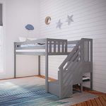 Max & Lily 180224-121, Low Loft + Staircase, Grey