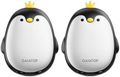 Gaiatop Magnetic Hand Warmers Rechargeable 2 Pack, 3 Settings Pocket-Sized Cute Penguin, Fast Hot Hands Reusable Portable Electric Heater for Camping Hunting Golf, Gifts for Women Men