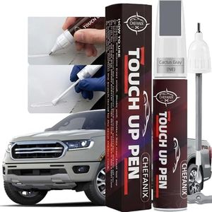 Cactus Gray(NE/M7457) Touch Up Paint Pen Compatible with Ford - Exact Color Match, 2-in-1 Brush & Pen,Car Paint Scratch Repair Kit for F150/Explorer/Escape/Ranger/Edge/Mustang/Transit