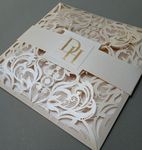 JIMIT CARD Laser Cut Wedding Invitation Cards (Pack Of 75)