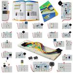 Quad Store BREADBOARD Circuit Max Projects kit to explore electronics and stem learning with book