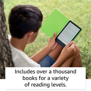 Kindle Paperwhite Kids E-Reader – 16GB, Emerald Forest Cover, 2-Year Guarantee