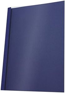 Pavo Pack de 25 Couvertures de reliure thermique standard 6 mm Bleu