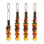 Outset Stainless Steel Slider Skewers, Set of 4, 13” x 1.14” x 1”