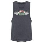 Friends Women's Festival Muscle Tank, Denim Heather, Small