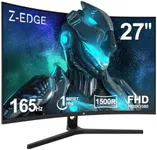 Z-Edge 27 inch Curved Gaming Monitor, FHD 1080P Gaming Monitor 165Hz VA 1ms 1500R Curved Monitor with Frameless LED, UG27F AMD Freesync Premium, 1x Display Port 1.4, 2X HDMI 2.0