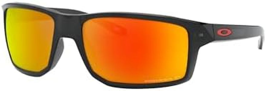 Oakley Men's OO9449 Gibston Square Sunglasses, Black Ink/Prizm Ruby Polarized, 60 mm