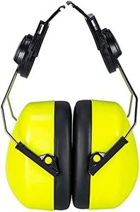 Portwest Mens Endurance High Visibility Clip-On Ear Protector, Yellow, One Size