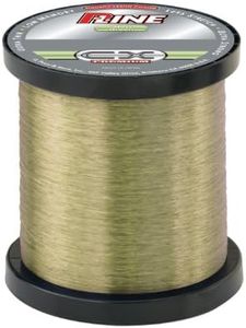 P-Line CX Premium Fluorocarbon Coated Bulk Fishing Spool (3000-Yard, 6-Pound, Moss Green)