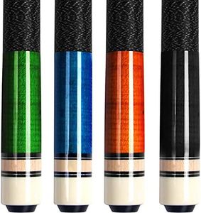 AKLOT Pool Cues,Set of 4 Pool 58" Cue Sticks Canadian Maple Wood Cue Stick for Professional Billiard Players 18 19 20 21 oz