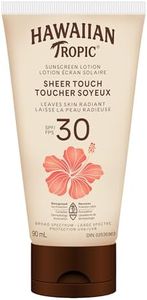 Hawaiian Tropic Sheer Touch Lotion Sunscreen SPF 30, 90mL | Hawaiian Tropic Sunscreen SPF 30, Broad Spectrum Sunscreen, Travel Size Sunscreen, Body Sunscreen, 90mL