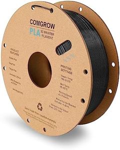 Comgrow Creality PLA 3D Printer Filament, Dimensional Accuracy +/- 0.02 mm,1.75mm 1 kg Spool, Black for Ender3 CR-10