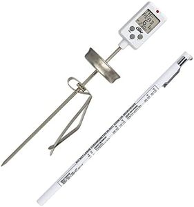 CDN Digital Candy Thermometer Long 8'' Stainless Steel Stem, Adjustable Pot Clip, Preset Candy Stages with Audio/Visual Alerts, Instant Read For Cooking, Deep Frying & Oil - DTC450