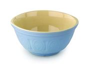 Tala Traditional Stoneware Mixing Bowl in Blue/Cream Design, 2800ml