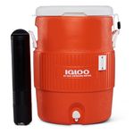 IGLOO Drinks Container 10-37.9 litres - Drinks Canister, Water Dispenser with Cup Holder, Cup Dispenser for Sports, Work and Leisure