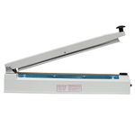 INTSUPERMAI Hand Impulse Sealer Machine 20inch/500mm 110V 60HZ Aluminium Poly Bag Hand Sealer Heat Sealing Machine Adjustable Timer
