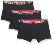 GUESS Pack of 3 Boxer U97G01 KCD31 A996 (L), A996 Jet Black W/ Frost G, L-XL