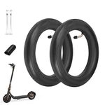 YHTSPORT 2 Pack of 10x2.125 Inner Tube Tires, 10 Inch Inner Tube Replacement Thicken Rubber Tyre, 10" Electric Scooter Inner Tube, with 2 Tire Sticks + Stand Cover