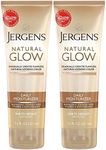 Jergens Natural Glow Daily Moisturizer, Revitalizing, Fair to Medium Skin Tones, 7.5 Ounce (Pack of 2)