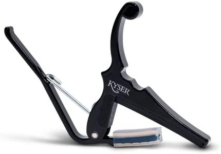 Kyser Quick-Change Capo for electric guitars, Black, KGEBA