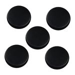 Shungite World Authentic Shungite Sticker for Phone Case Tablet Laptop Computer - Round Dot Healing Energy Shungite Stones Protection Plate with Carbon Fullerenes 5 Pack (Polished, 20 mm / 0.78")