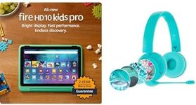 Fire HD 10 Kids Pro Tablet (32GB, Mint) + Kids Headset