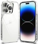 Ringke Air [No-Case Feel] Compatible with iPhone 14 Pro (6.1'') Case, Transparent Sturdy Shockproof Flexible Slim Lightweight Thin Solid Protection TPU Cover - Clear