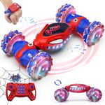 Ltteaoy Spider Remote Control Cars,High Speed Rc Drift Car,360°Rotation Full-on Drift Stunt Car with Light Music, Gesture Sensor Off-Road Vehicle Toys Monster Truck Gifts for Adults Kids Boys Age 4+