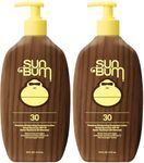 Sun Bum Original SPF 30 Sunscreen Body Lotion - Broad Spectrum Moisturizing Sunscreen with Vitamin E - Hawaii 104 Act Compliant (Made Without Octinoxate & Oxybenzone) - 16 oz (Pack of 2)