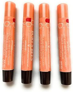 Burt's Bees Lip Shimmer Apricot, 0.09 Ounce (Pack of 4)