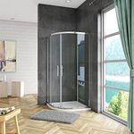 900x900x1850mm Quadrant Shower Enclosure Cubicle 6mm Glass Sliding Door