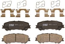 TRW Pro TRC2032 Disc Brake Pad Set For Nissan Titan 2017-2019, Rear