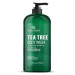 Botanic Hearth Tea Tree Body Wash Helps Nail Conditions Athletes Foot Ringworms Jock Itch & Body Odor Soothes Itching & Promotes Healthy Skin and Feet Naturally Scented 16fl oz