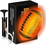 Glow in The Dark Football Junior - Light Up Football LED Size 6 Outdoor Sports Ball Games Teenage Toy 8-12 Yr Old Boys Birthday Gift Kid Teen Youth Cool Stuff Age 8 9 10 11 12 Activity Night Idea