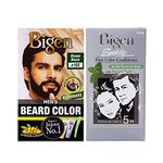 Bigen Black Beard Color 102 & Speedy Color 882 (Pack Of 2)