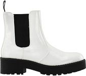 Dirty Laundry by Chinese Laundry Women's Margo Chelsea Boot, White, 6.5