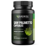 Saw Palmetto for Men | Prostate Health, Urinary, Bladder & Hair Support | Reduce Bathroom Trips | 1,485mg | 45% Fatty Acids | Vegan, Non-GMO, Third-Party Tested | 200 Herbal Capsules, 2 Month Supply